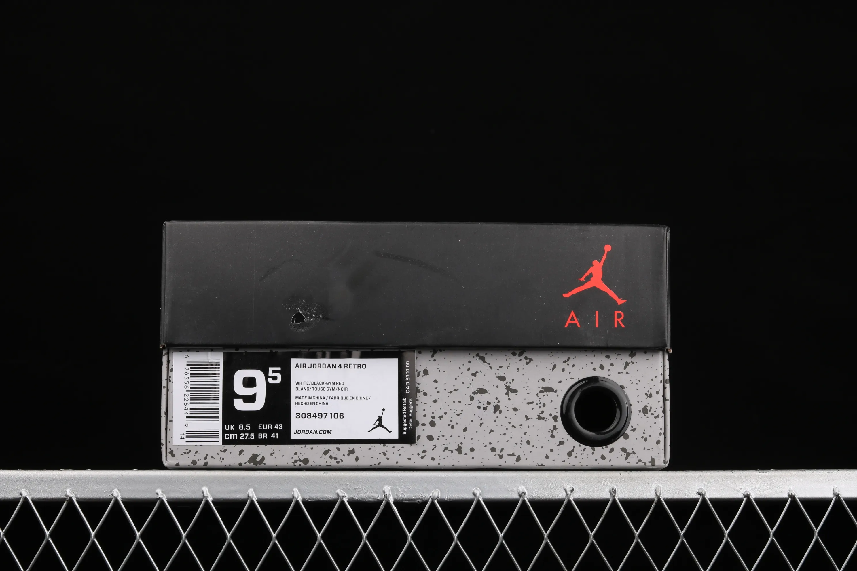 All categories Air Jordan Jordan series basketball shoes Air Jordan 4 G version Air Jordan 4 Motorsport AJ4 Joe 4 Racing White Red 308497-106